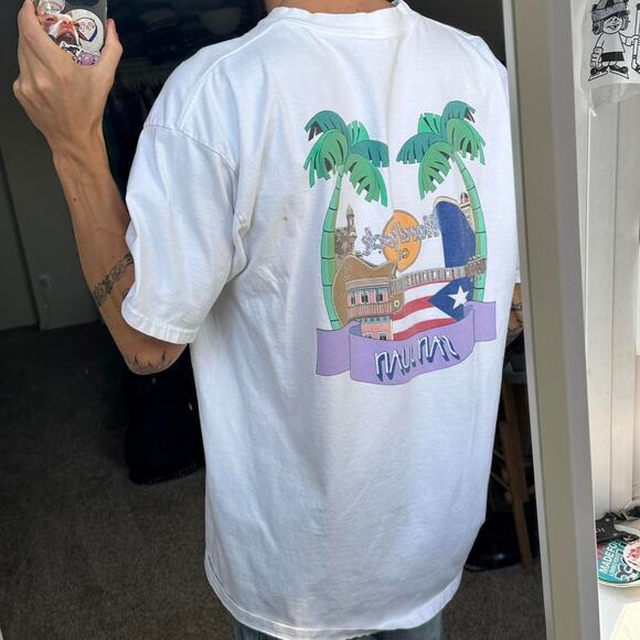 Vintage Heavy Cotton Faded Worn Hard Rock Cafe Tee Shirt - Picture 4 of 8